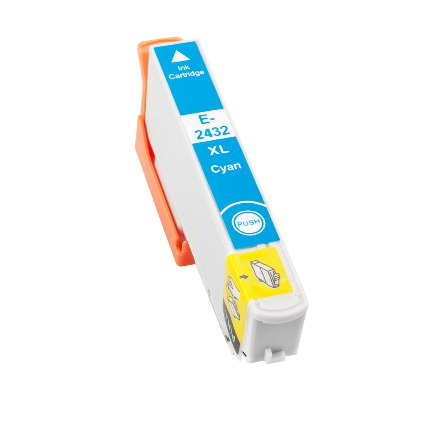 24 XL Cyan - Cartouche d'encre compatible T2432 C13T24324012 C13T24224012