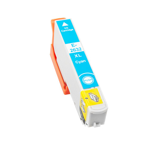 26 XL Cyan - Cartouche d'encre compatible T2632 C13T26324012 C13T26124012