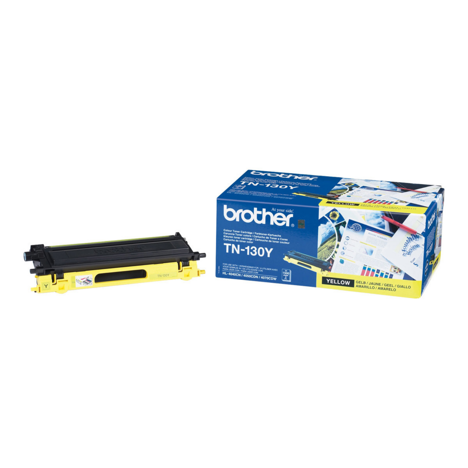 Brother TN 130 Jaune - Toner d'encre original