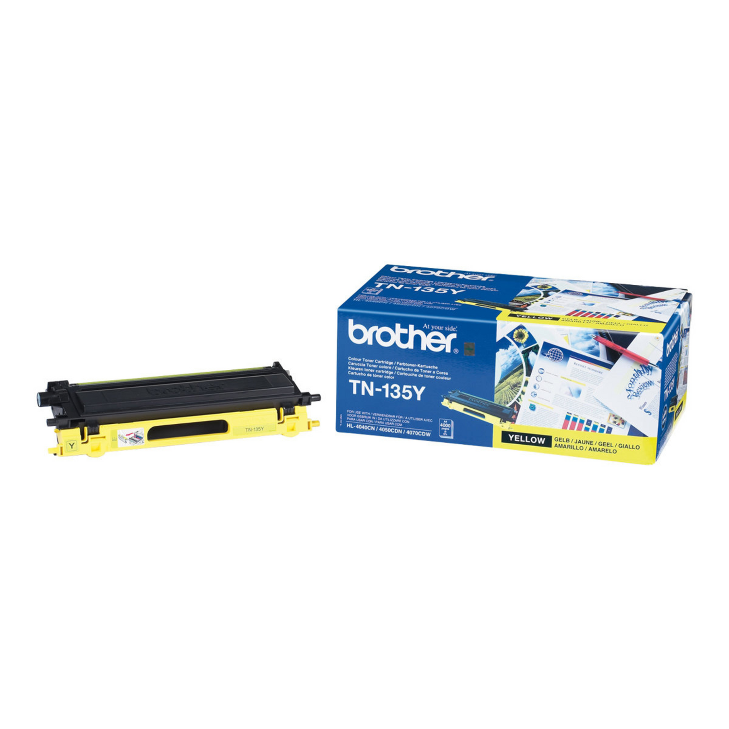 Brother TN 135 Jaune - Toner d'encre original