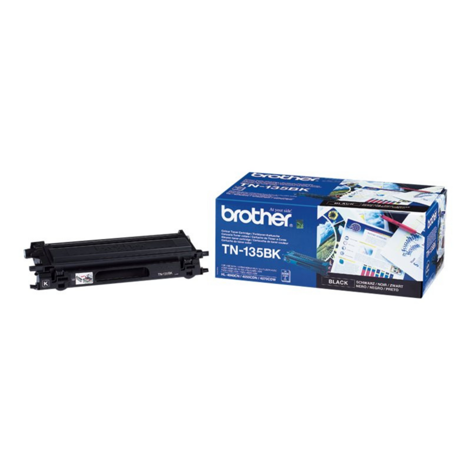 Brother TN 135 Noir - Toner d'encre original