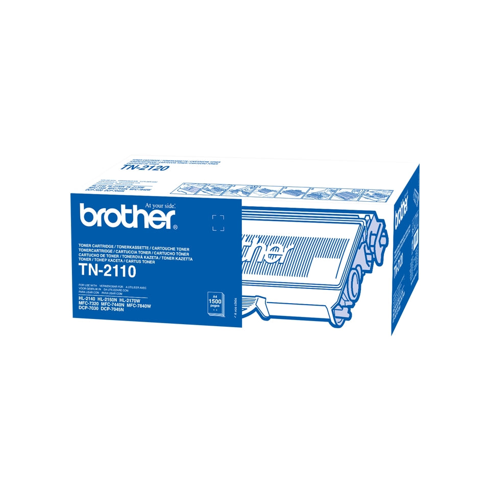 Brother TN 2110 Noir - Toner d'encre original