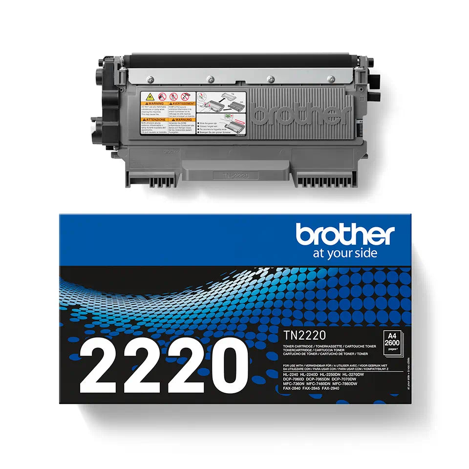 Brother TN 2220 Noir - Toner d'encre original