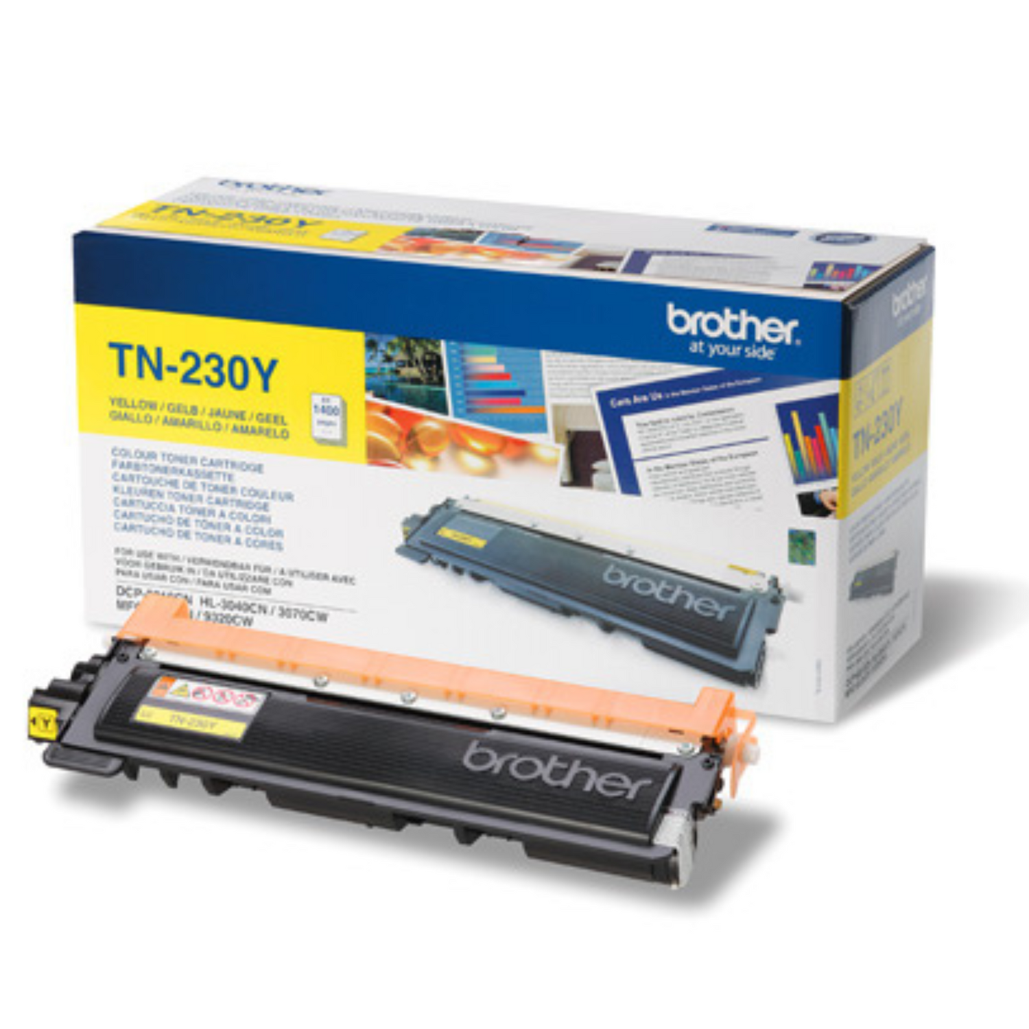 Brother TN 230 Jaune - Toner d'encre original