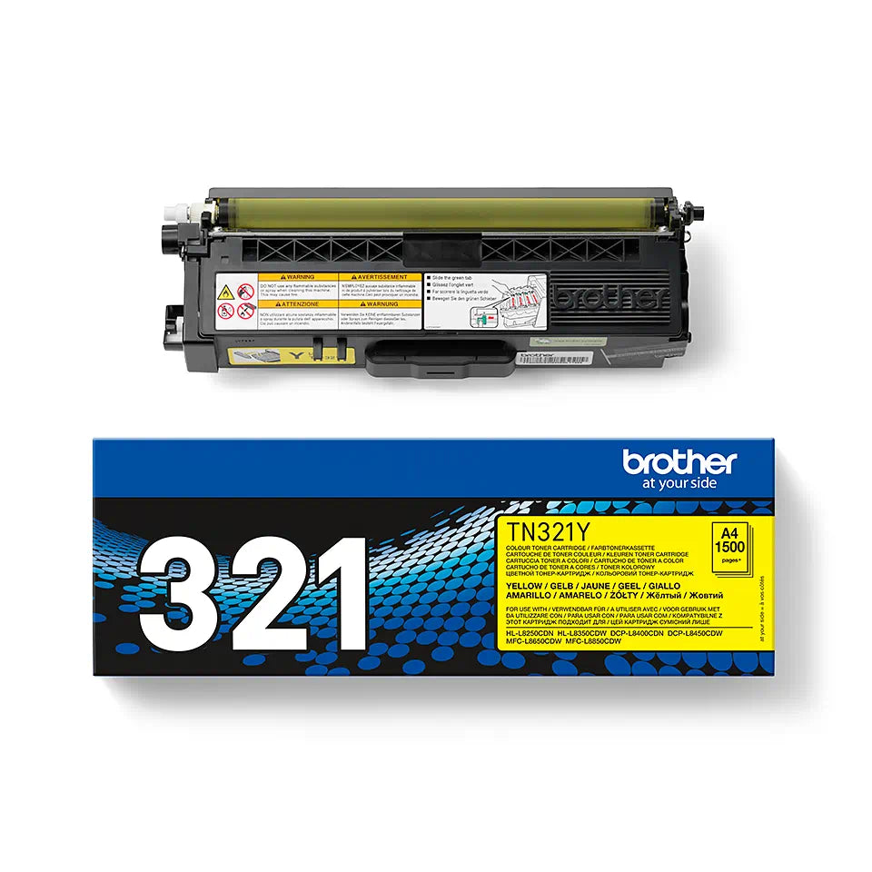 Brother TN 321 Jaune - Toner d'encre original