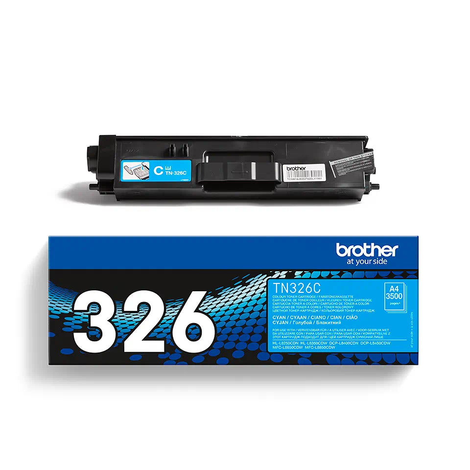 Brother TN 326 Cyan - Toner d'encre original