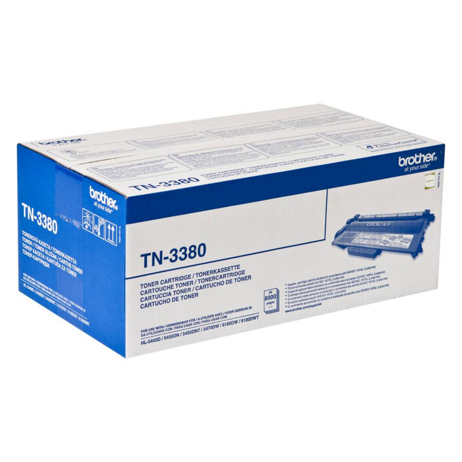 Brother TN 3380 Noir - Toner d'encre original