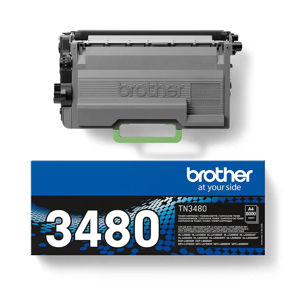 Brother TN 3480 Noir - Toner d'encre original