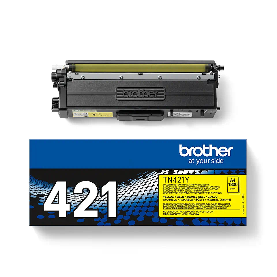 Brother TN 421 Jaune - Toner d'encre original