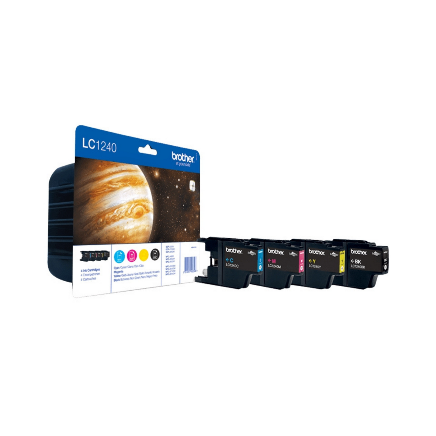 Brother LC 1240 Pack Noir + Couleur - Cartouche d'encre original