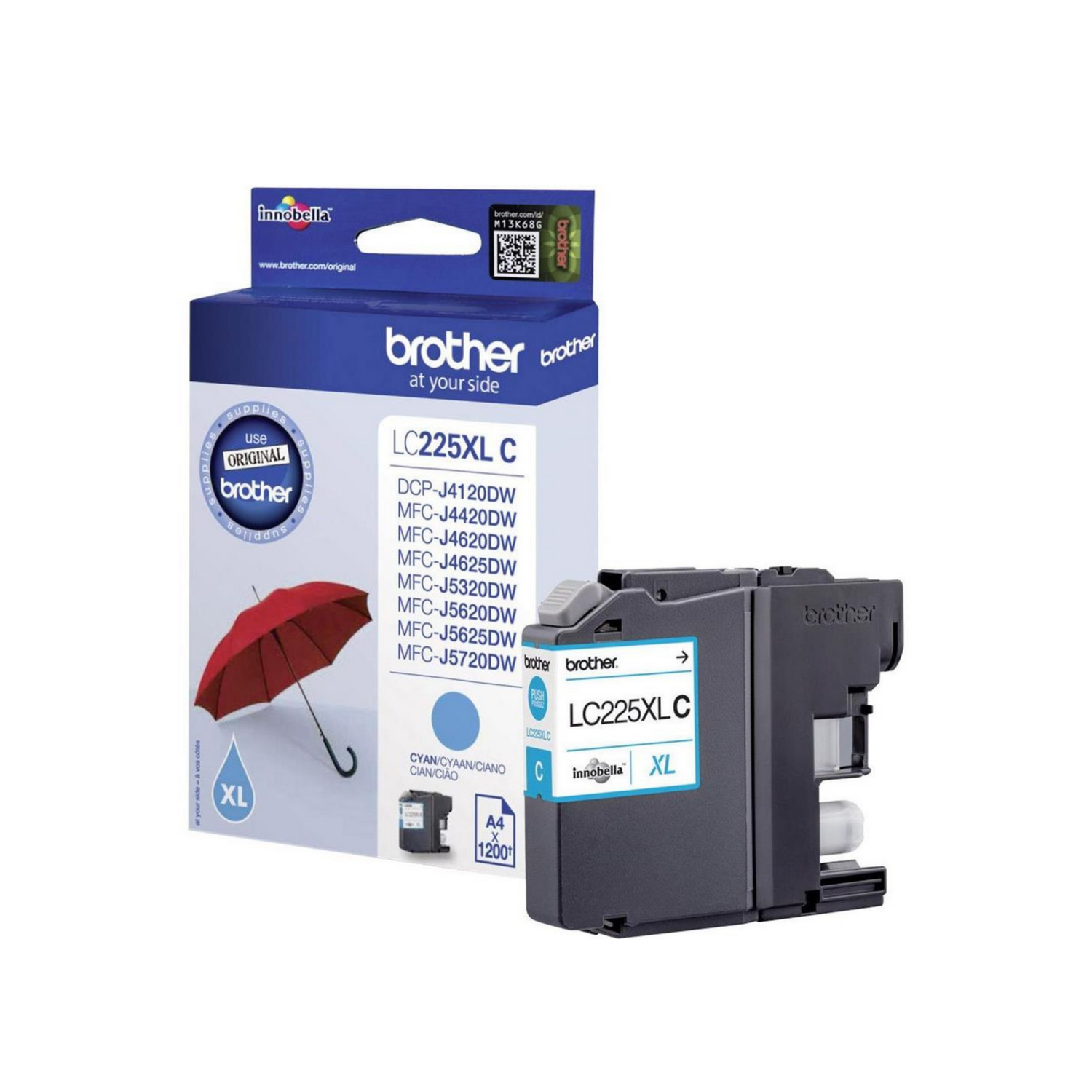 Brother LC 225 XL Cyan - Cartouche d'encre original