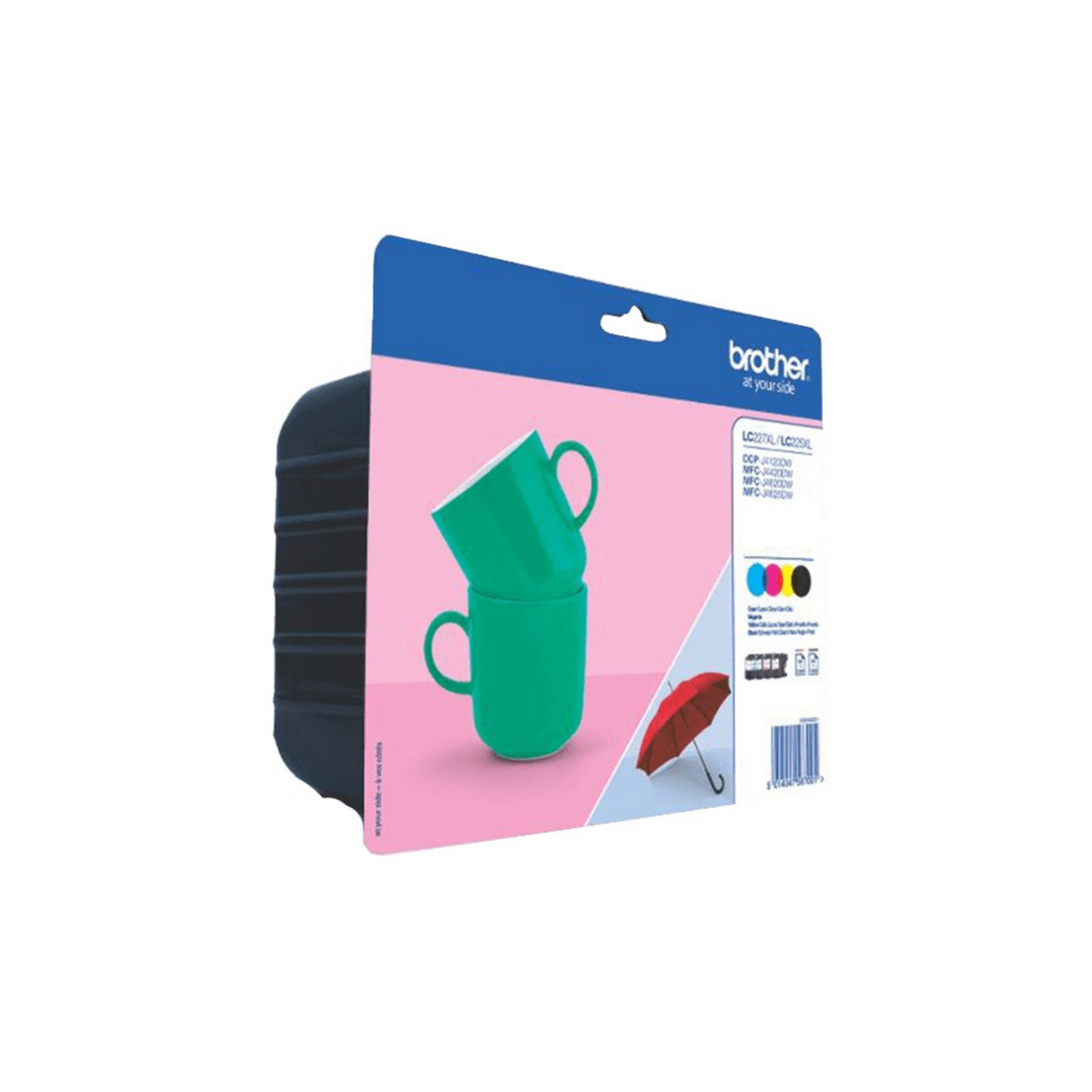 Brother LC 227 XL | LC 225 XL Pack Noir + Couleur - Cartouche d'encre original