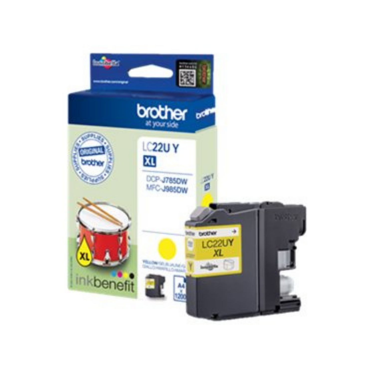 Brother LC 22U Jaune - Cartouche d'encre original