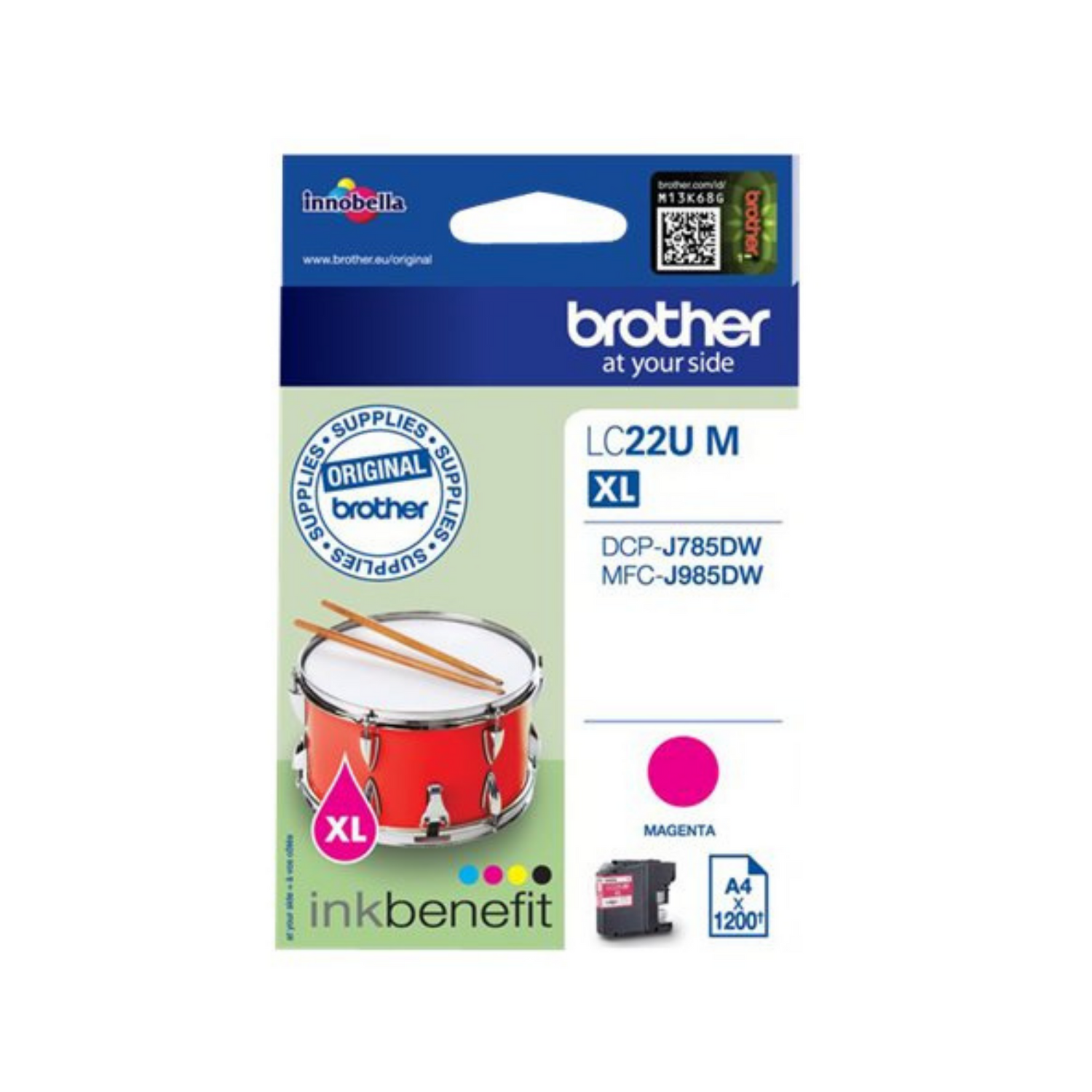 Brother LC 22U Magenta - Cartouche d'encre original