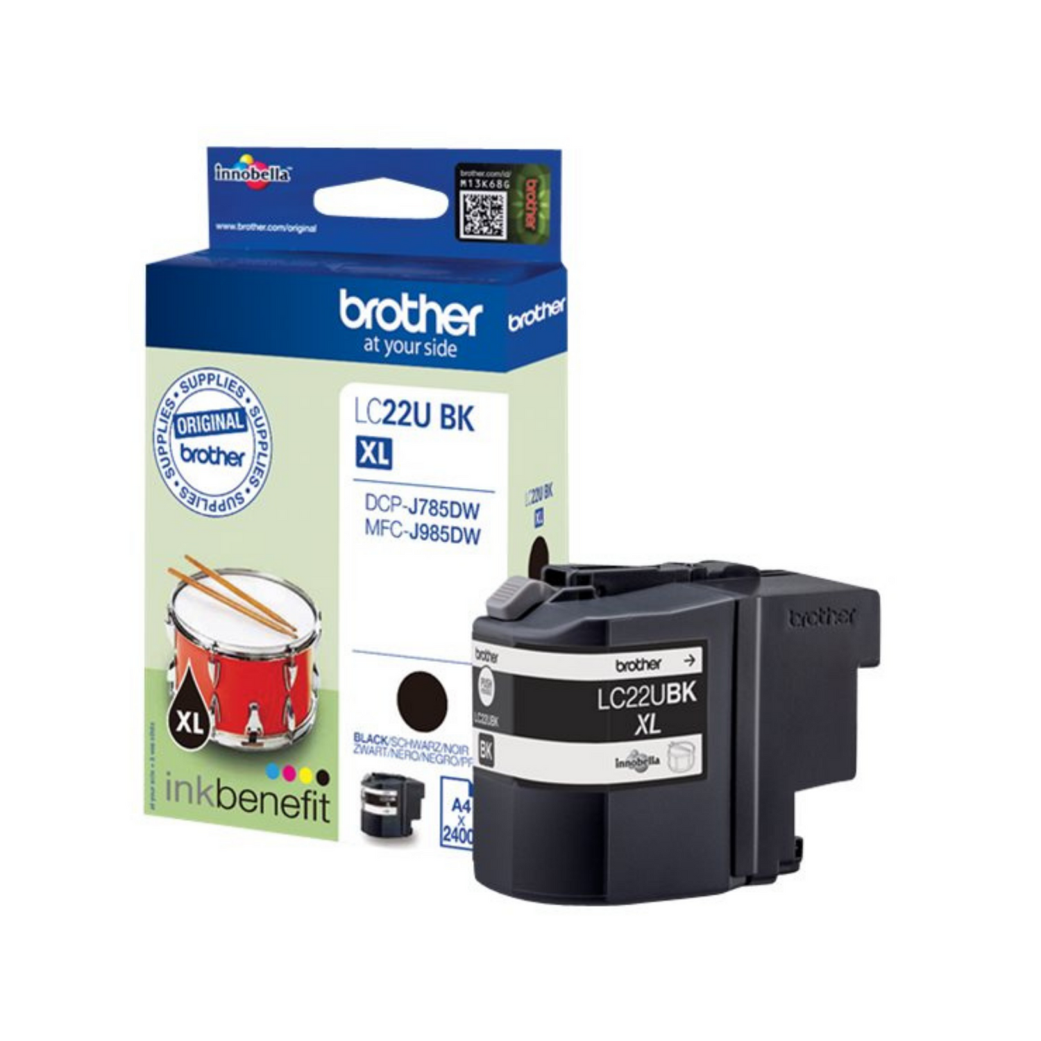 Brother LC 22U Noir - Cartouche d'encre original