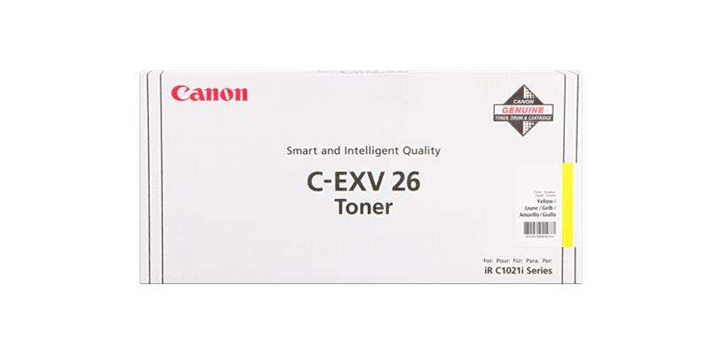 Canon C-EXV 26 Jaune (1657B006) - Toner d'encre original