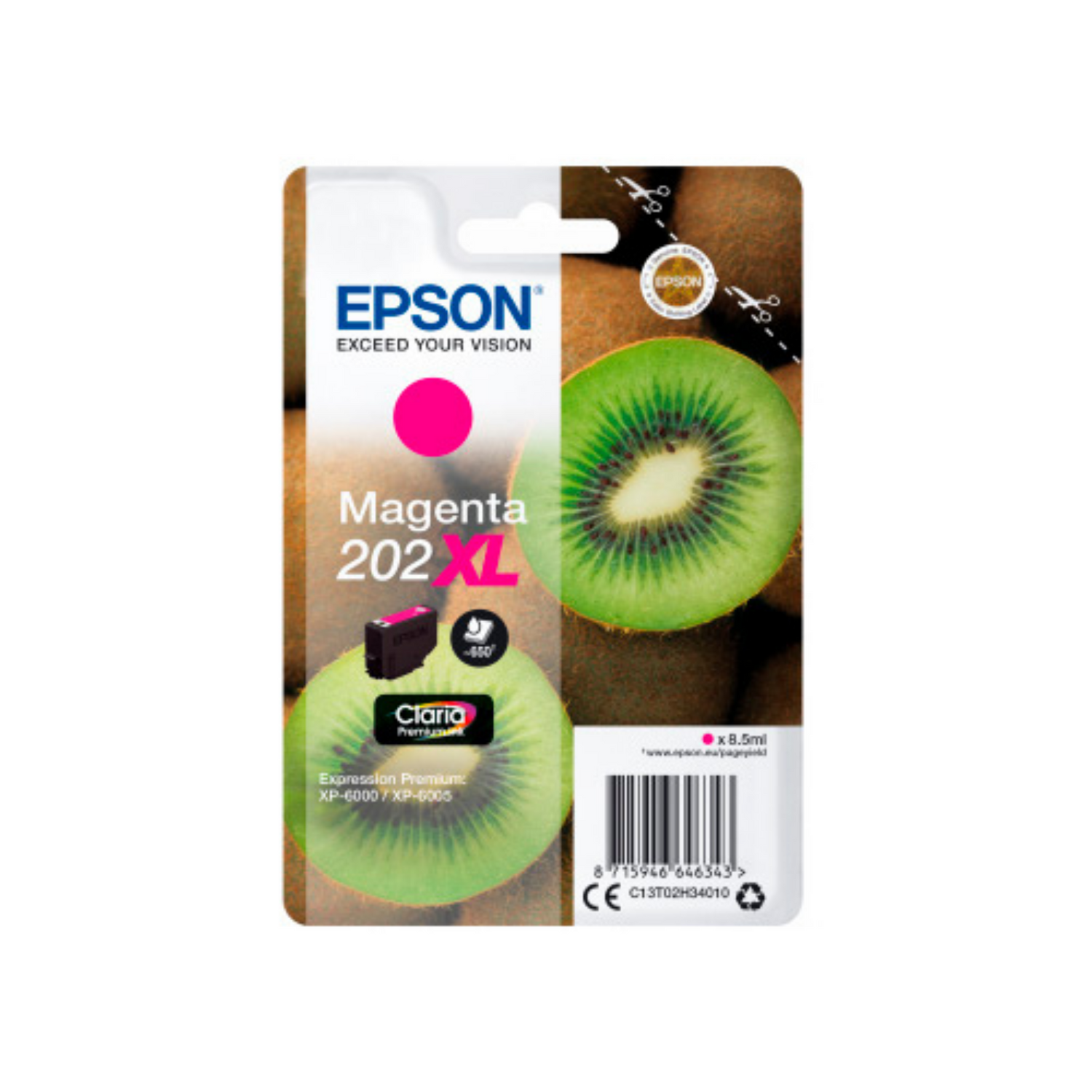 Epson 202 XL Magenta - Cartouche d'encre d'origine