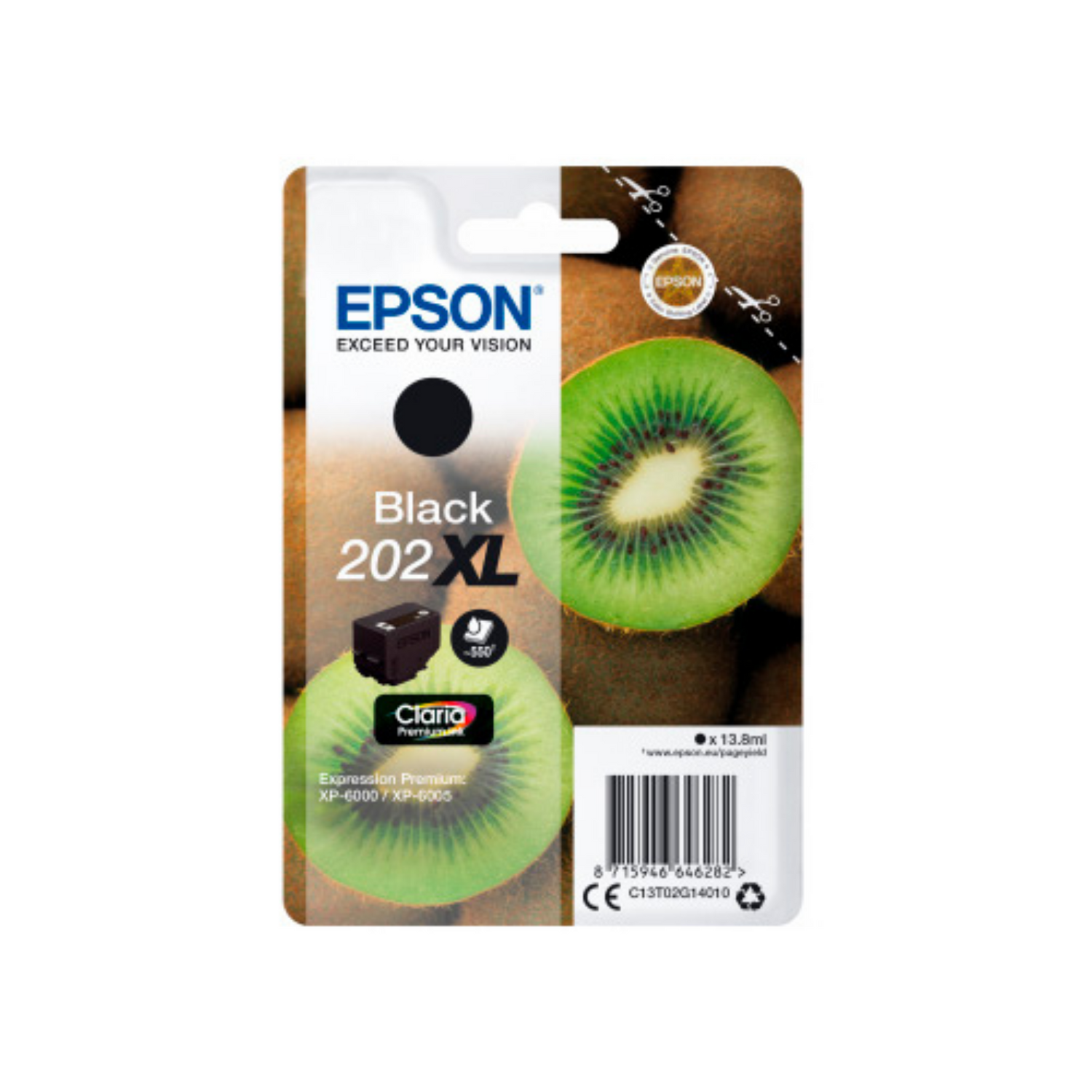 Epson 202 XL Noir - Cartouche d'encre d'origine