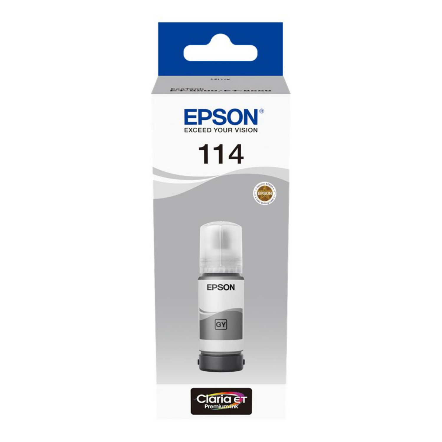 Epson 114 Gris - Bouteille d'encre d'origine