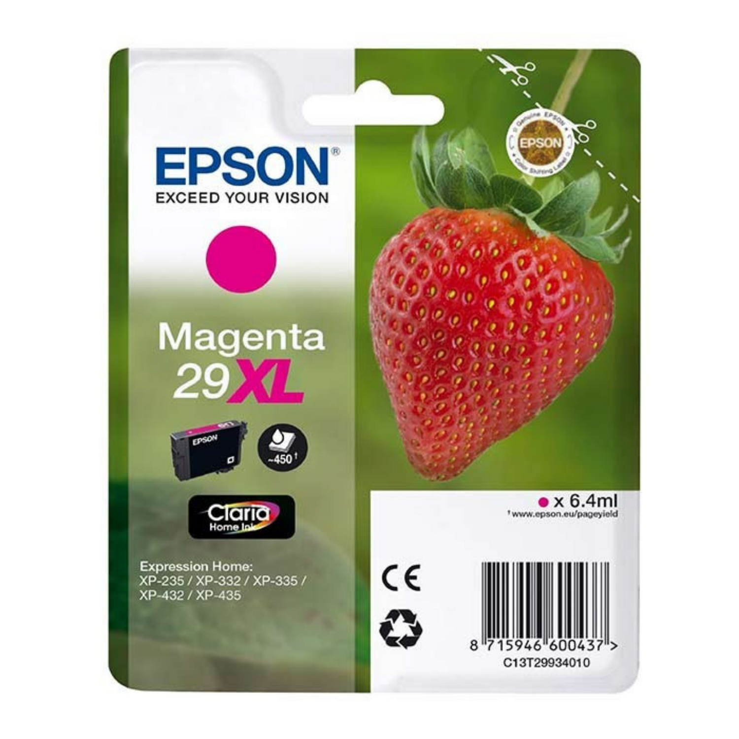 Epson 29 XL Magenta (T2993) - Cartouche d'encre d'origine