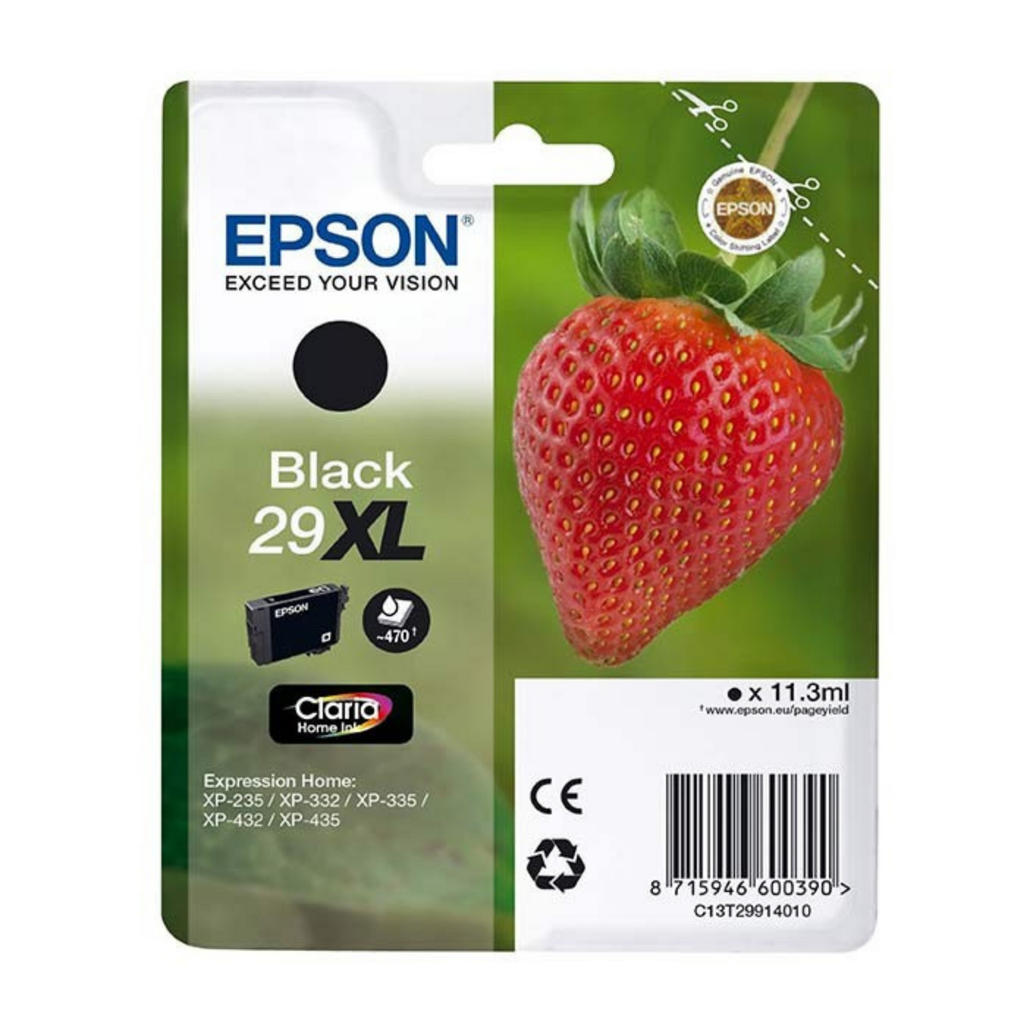Epson 29 XL Noir (T2991) - Cartouche d'encre d'origine