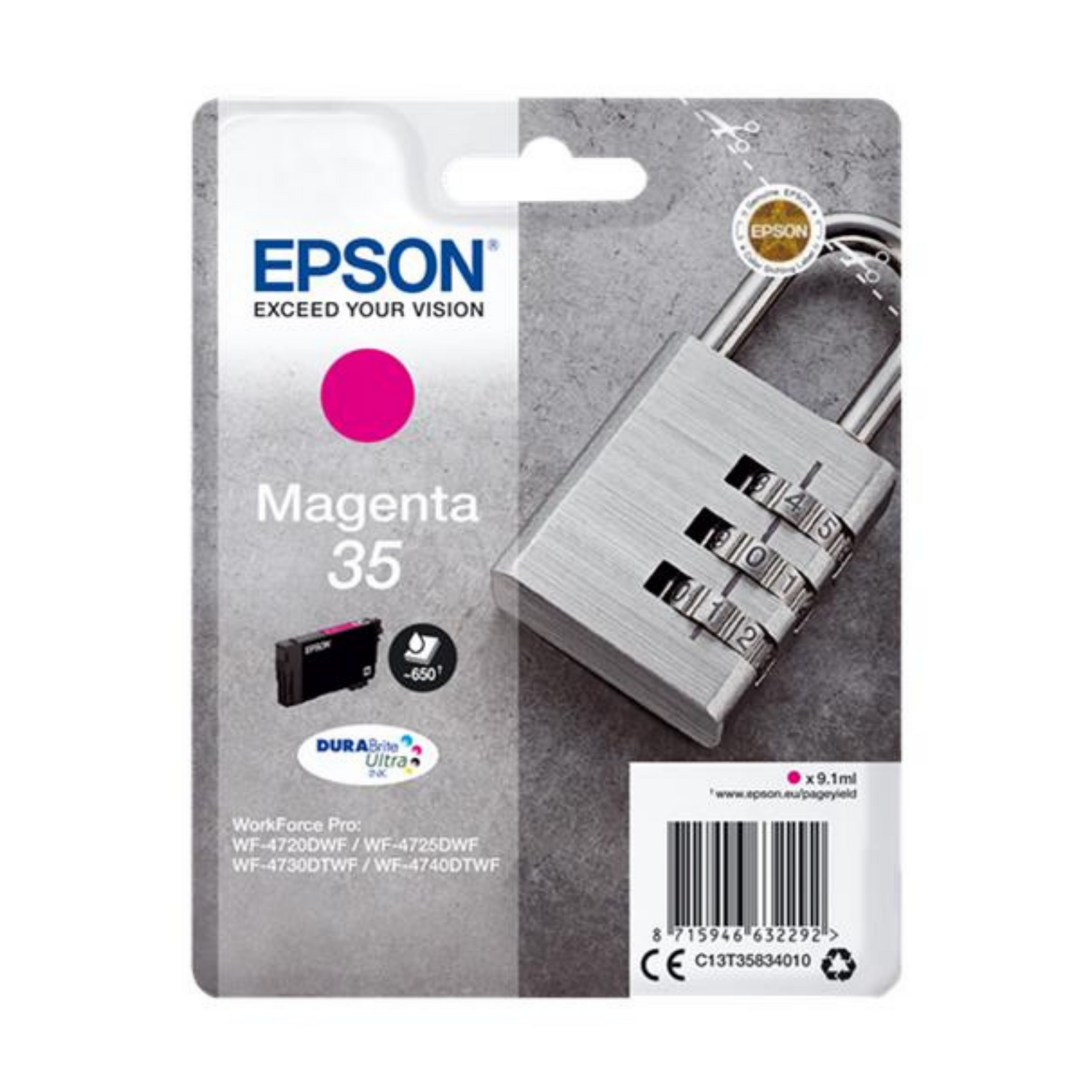 Epson 35 Magenta (T3583) - Cartouche d'encre d'origine
