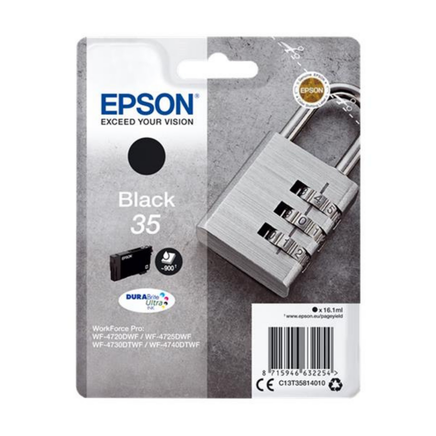 Epson 35 Noir (T3581) - Cartouche d'encre d'origine