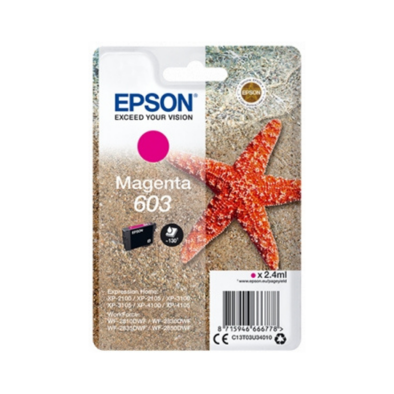 Epson 603 Magenta - Cartouche d'encre d'origine