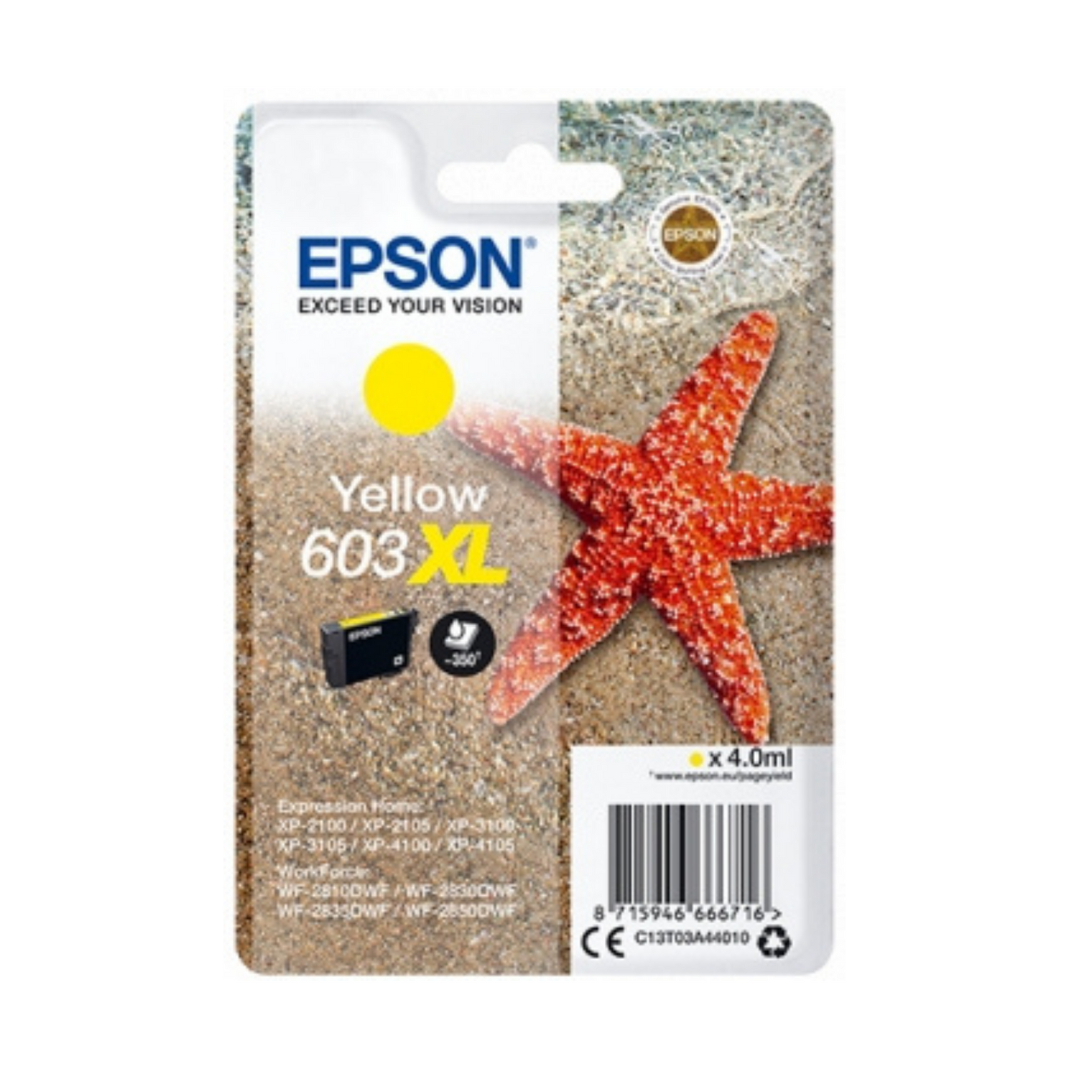 Epson 603 XL Jaune - Cartouche d'encre d'origine