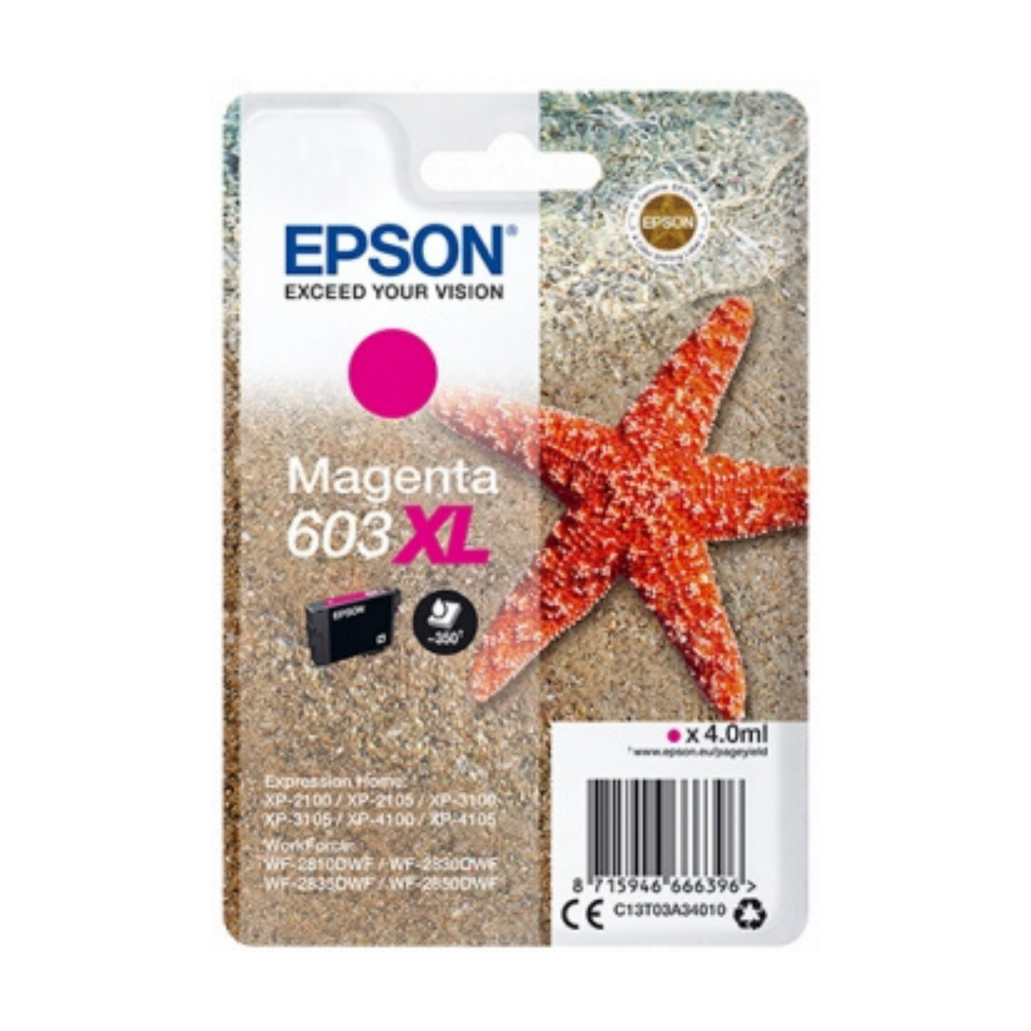 Epson 603 XL Magenta - Cartouche d'encre d'origine