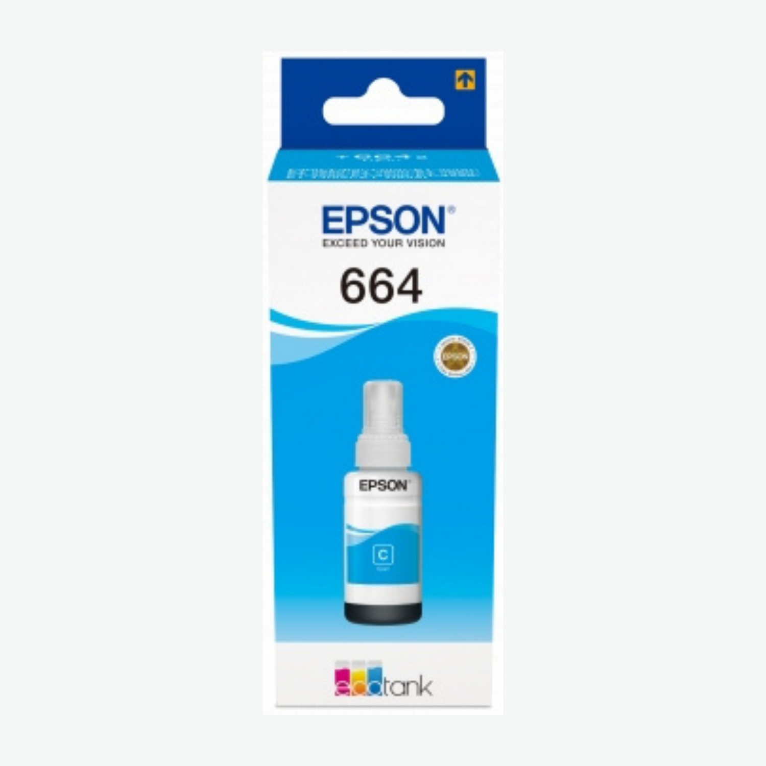 Epson 664 Cyan - Bouteille d'encre d'origine