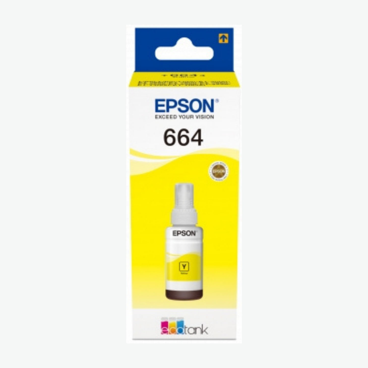 Epson 664 Jaune - Bouteille d'encre d'origine