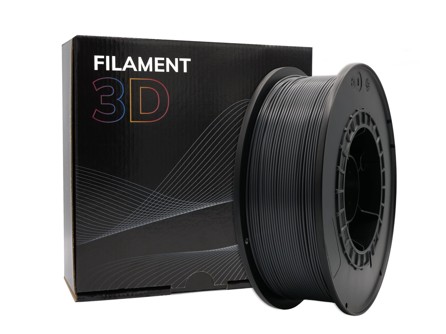 Filament 3D | Bobine 1kg - Diamètre 1,75mm - Graphite