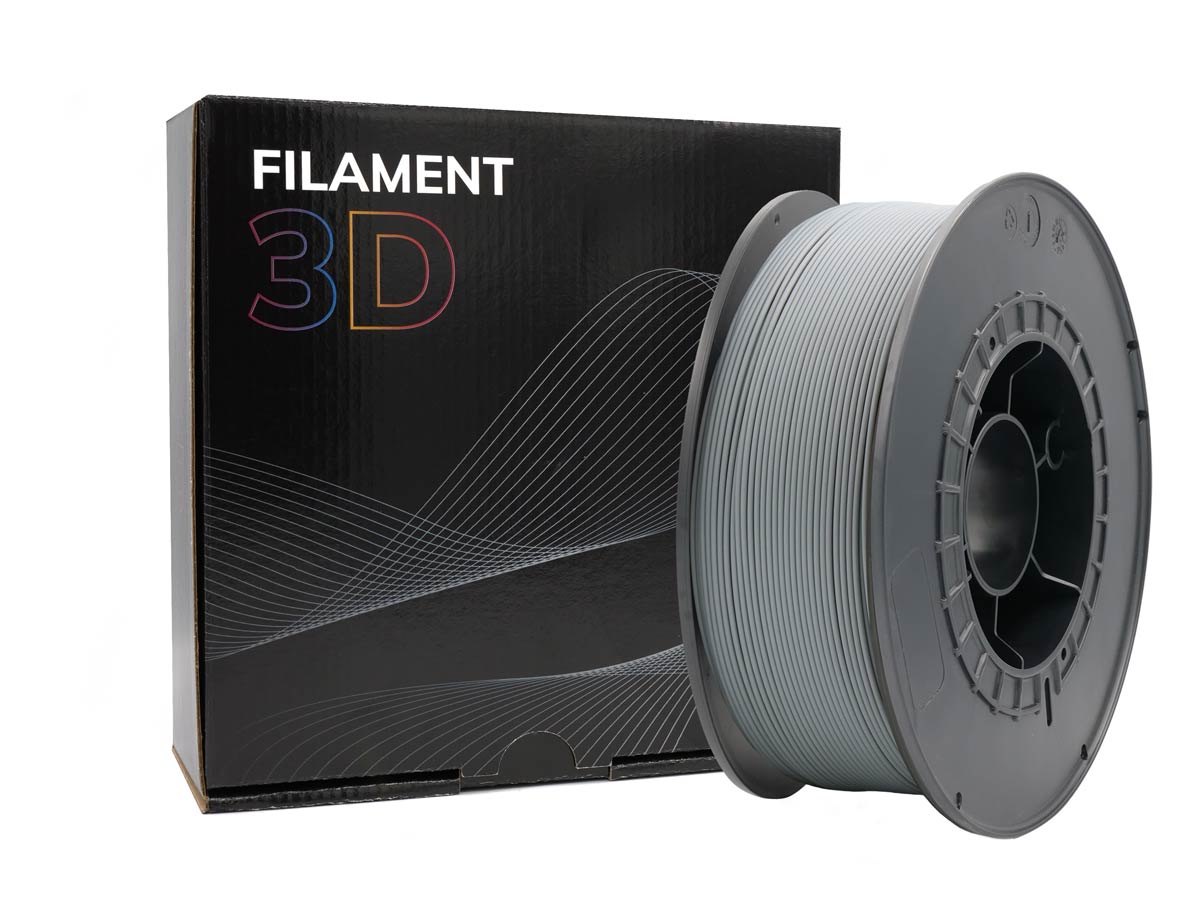 Filament 3D | Bobine 1kg - Diamètre 1,75mm - Gris