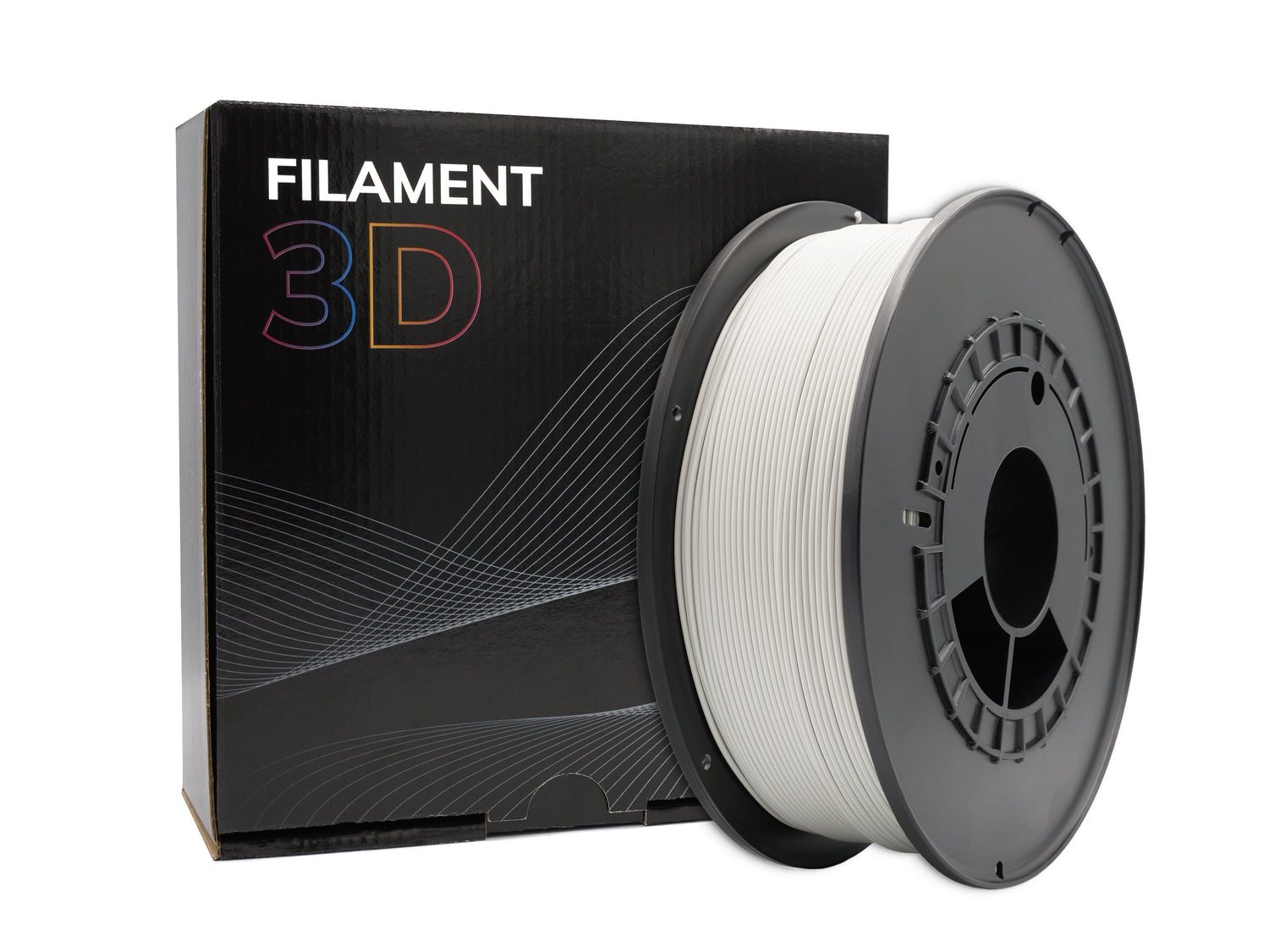 Filament 3D | Bobine 1kg - Diamètre 1,75mm - Gris Clair