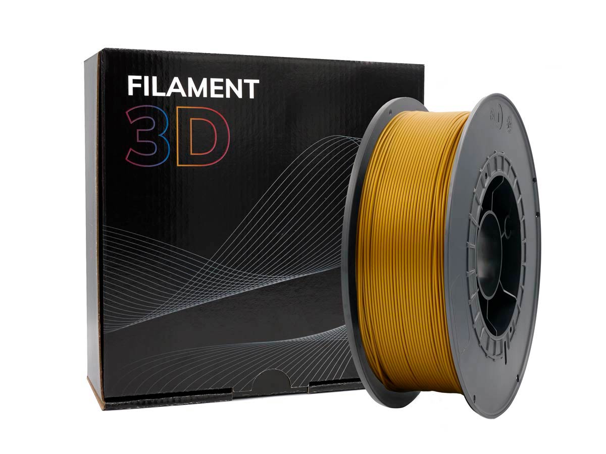 Filament 3D | Bobine 1kg - Diamètre 1,75mm - Or
