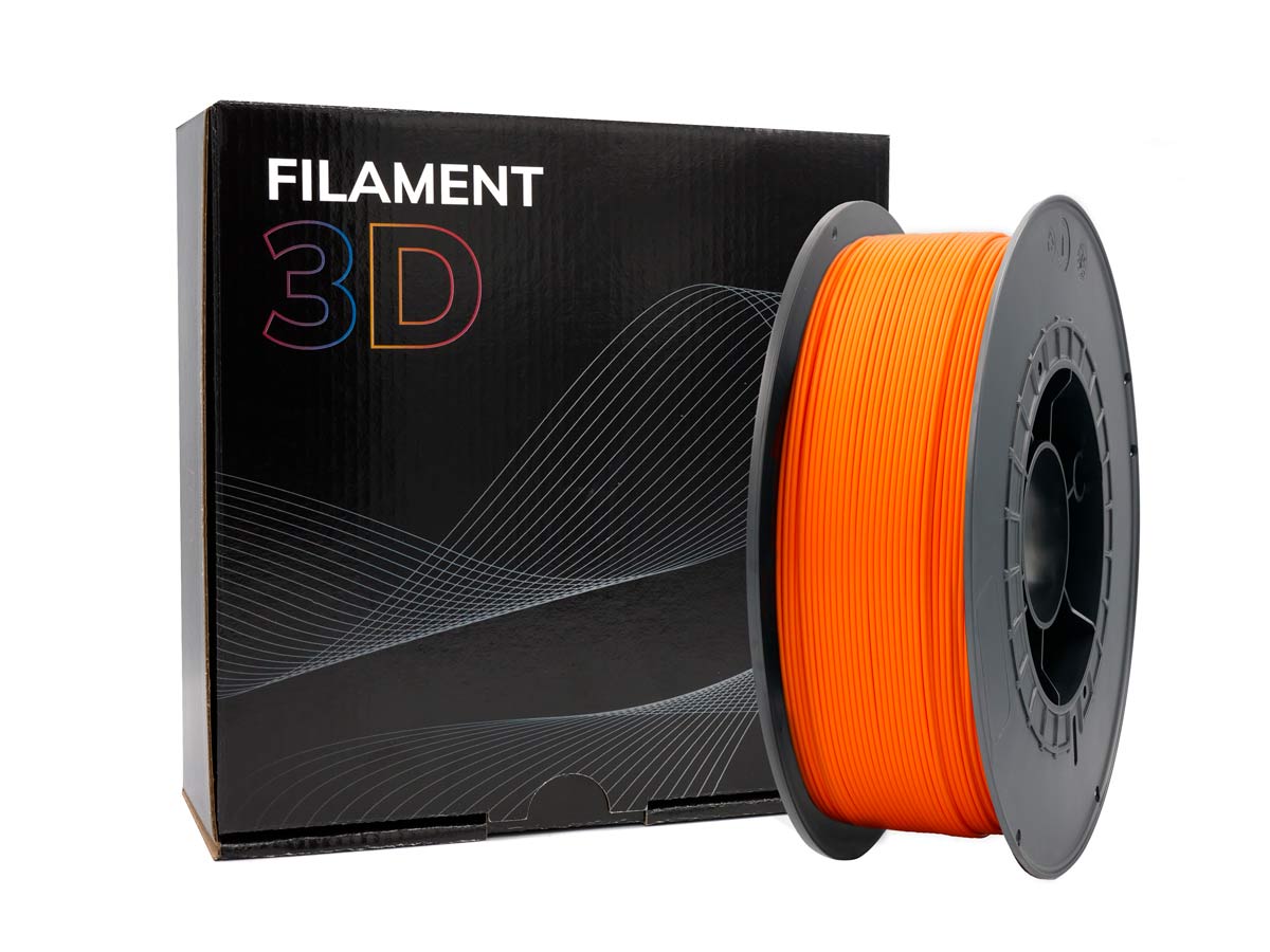 Filament 3D | Bobine 1kg - Diamètre 1,75mm - Orange