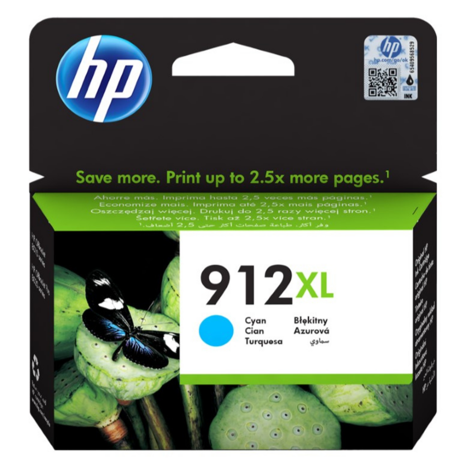 HP 912 XL Cyan (3YL81AE) - Cartouche d'encre originale
