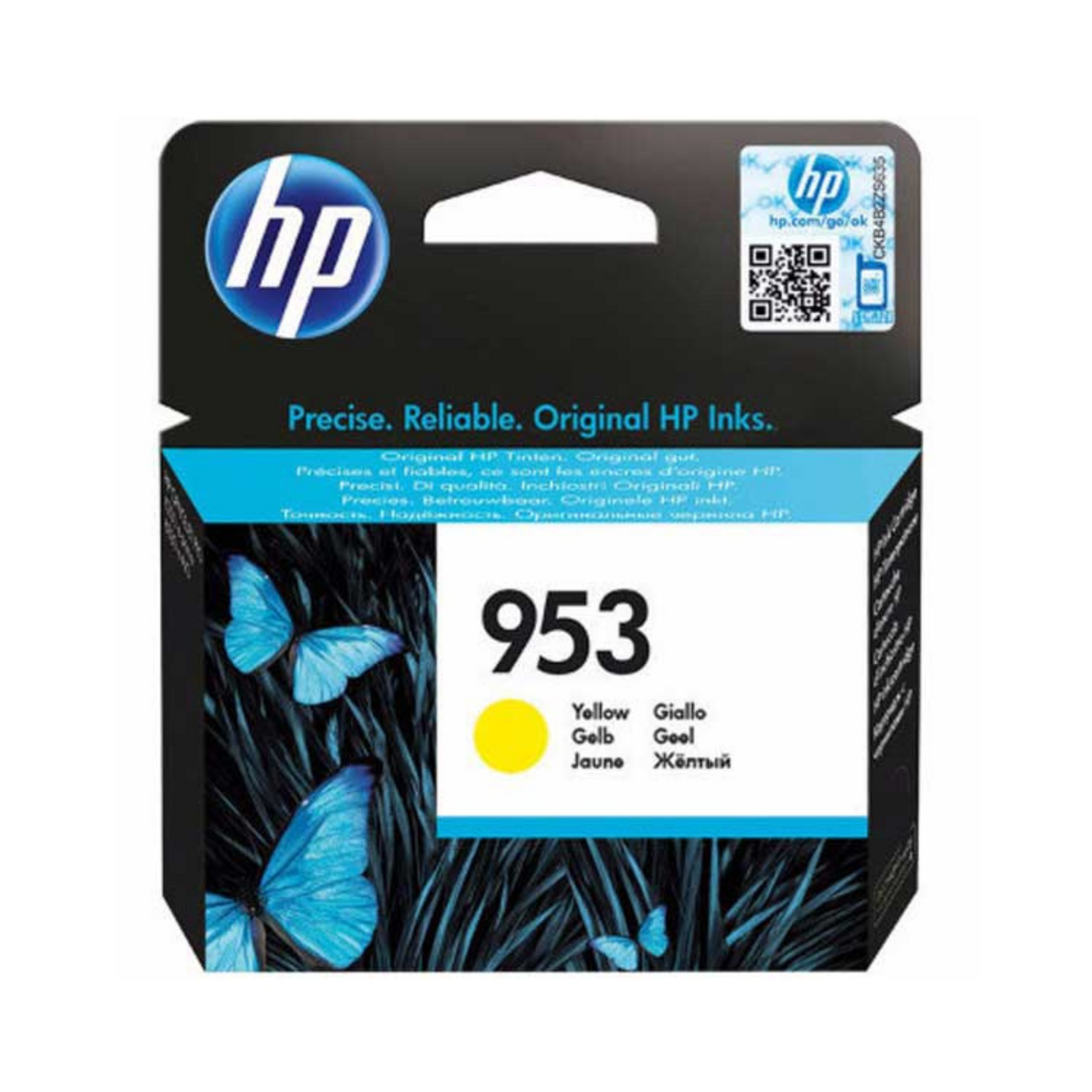 HP 953 Jaune (F6U14AE) - Cartouche d'encre originale