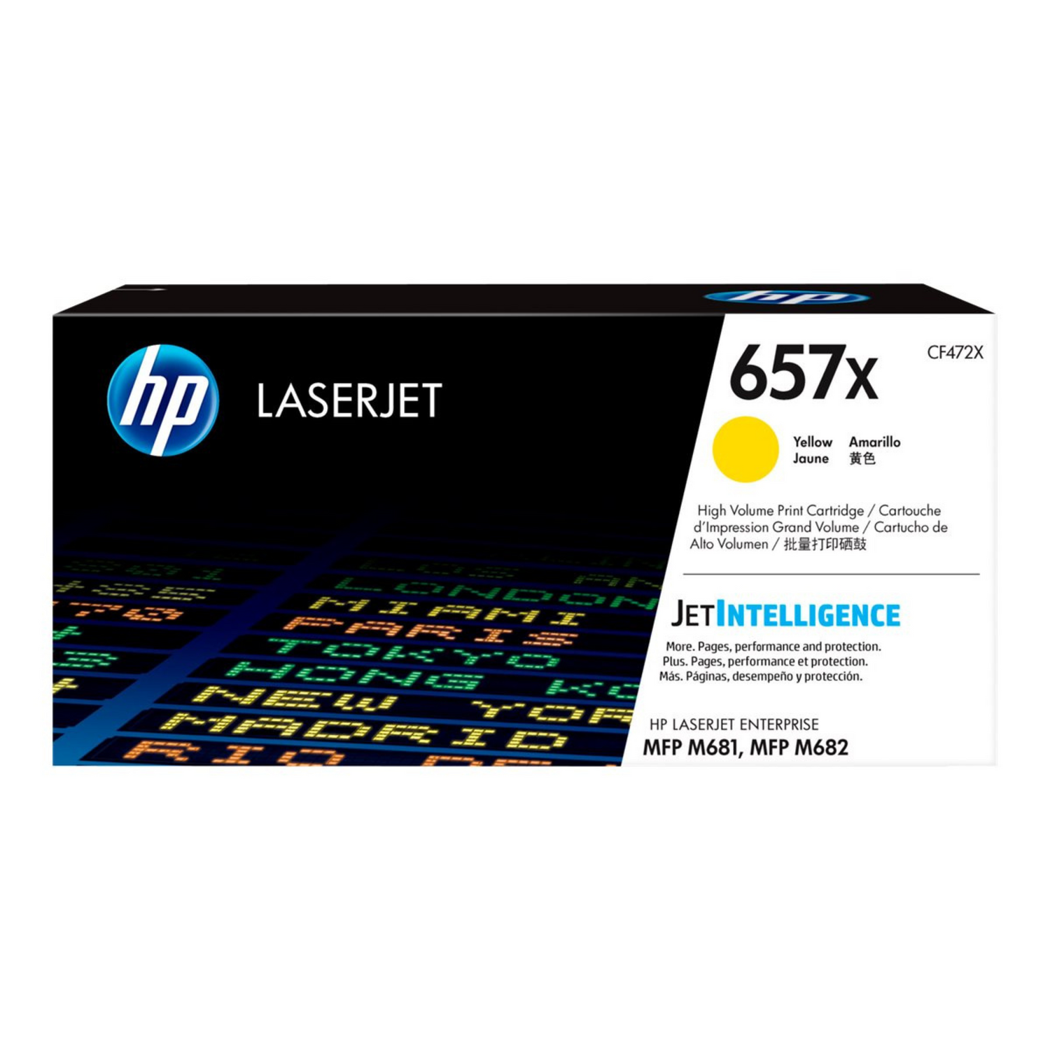 HP 657X Jaune (CF472X) - Toner d'encre original