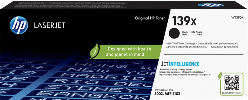 HP 139X Noir (W1390X) - Toner d'encre originale