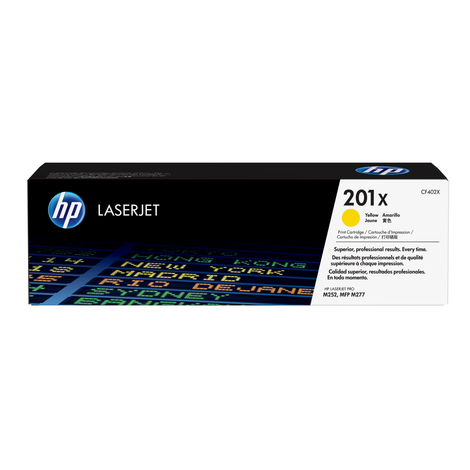 HP 201X Jaune (CF402X) - Toner d'encre originale