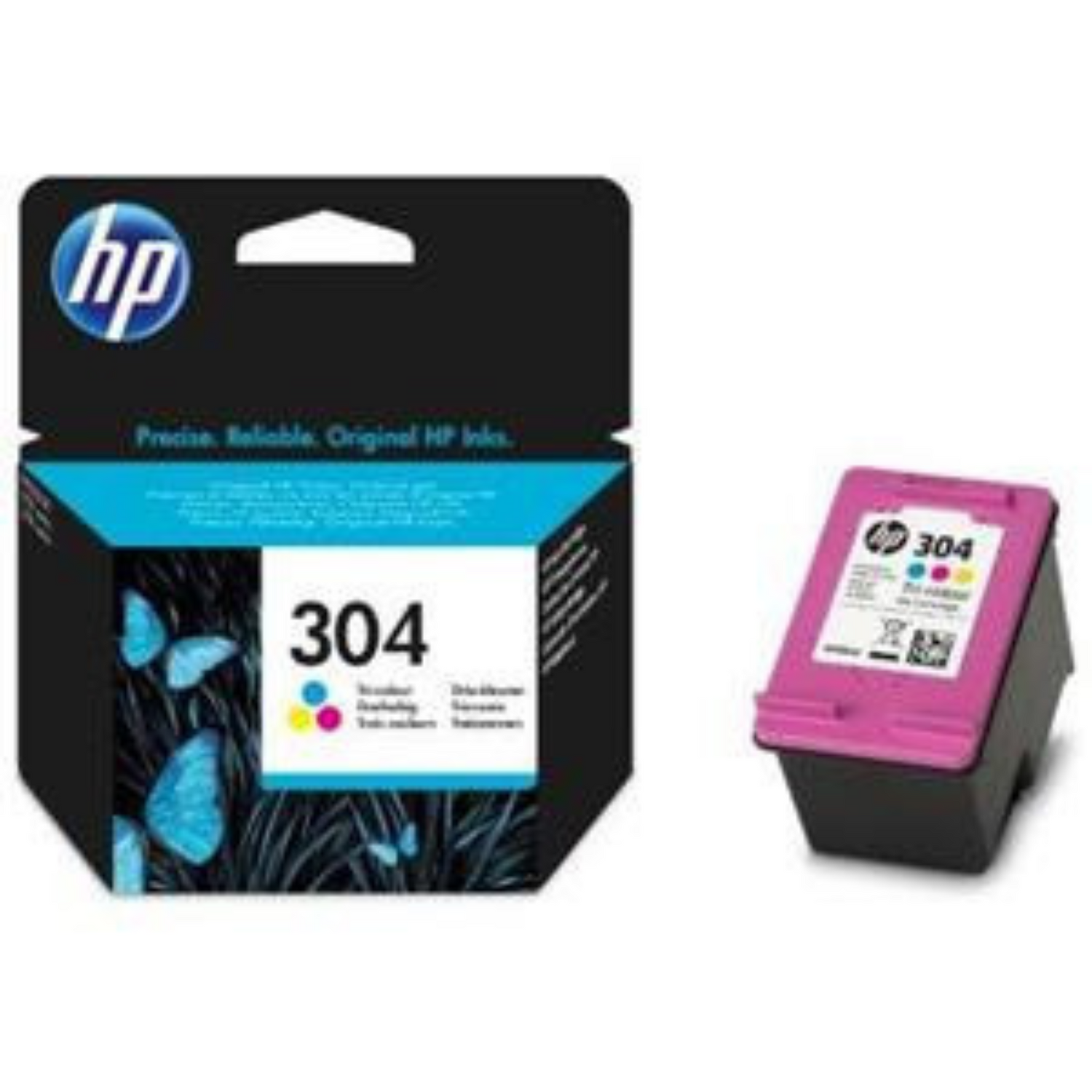 HP 304 Couleur (N9K05AE) - Cartouche d'encre original
