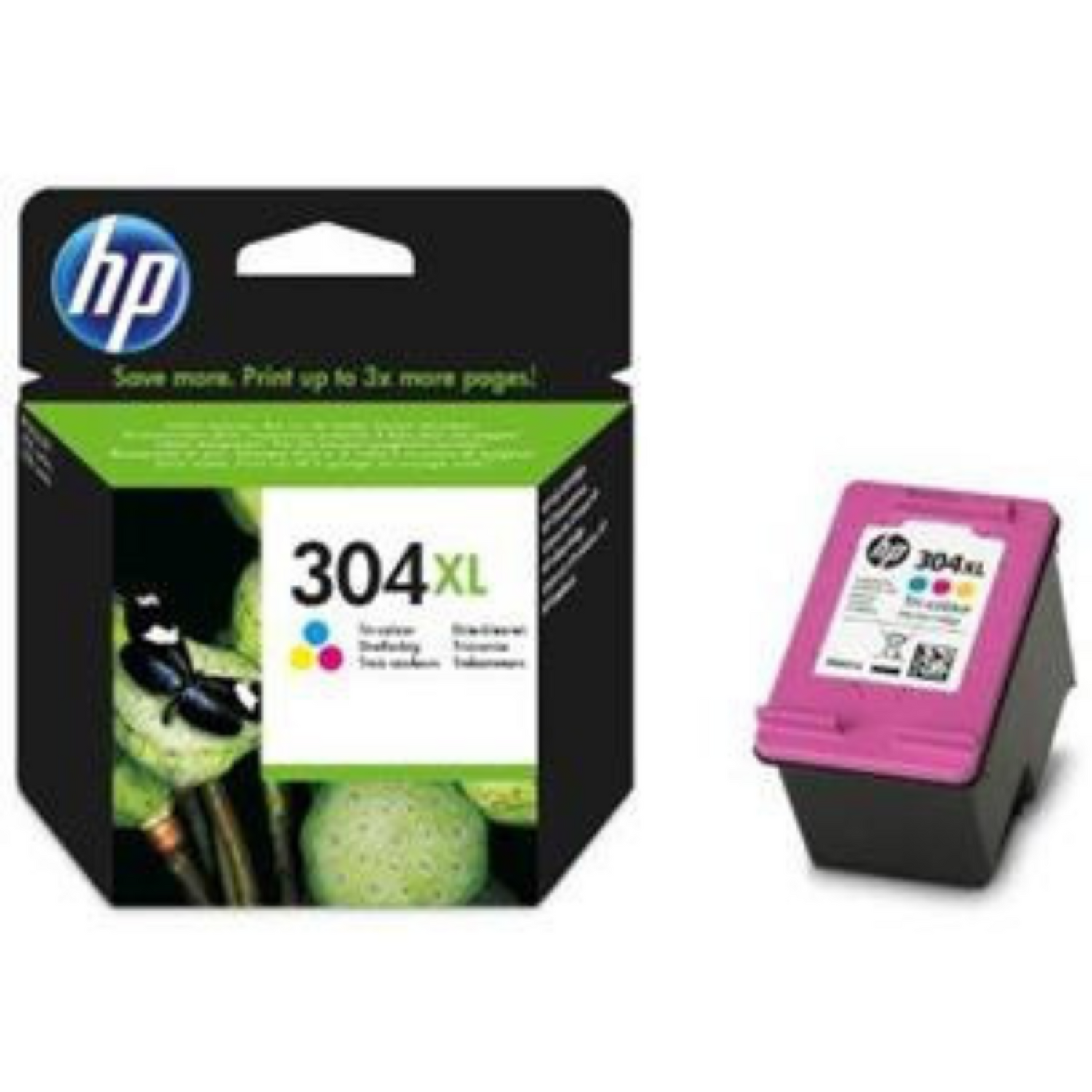 HP 304 XL Couleur (N9K07AE) - Cartouche d'encre original