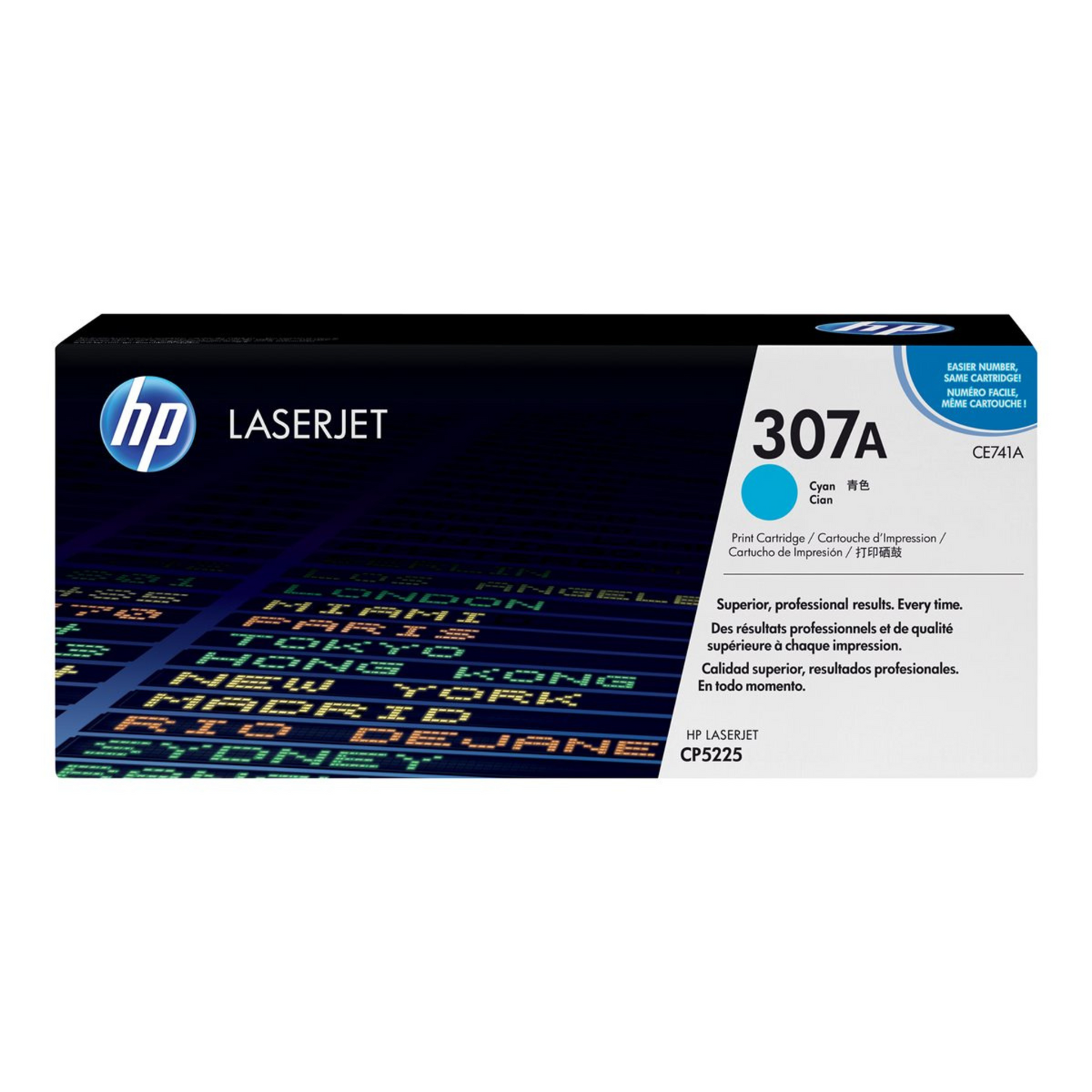 HP 307A Cyan (CE741A) - Toner d'encre original