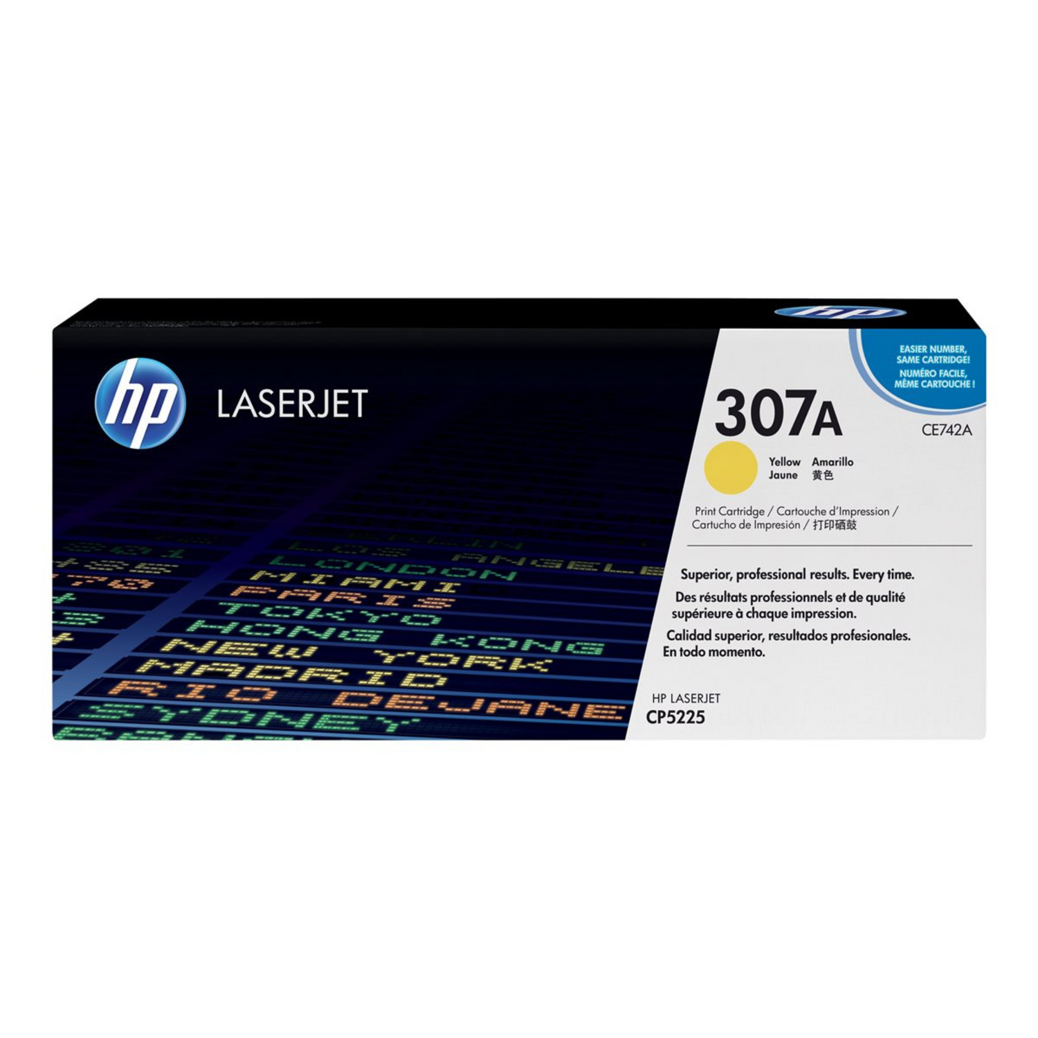 HP 307A Jaune (CE742A) - Toner d'encre original