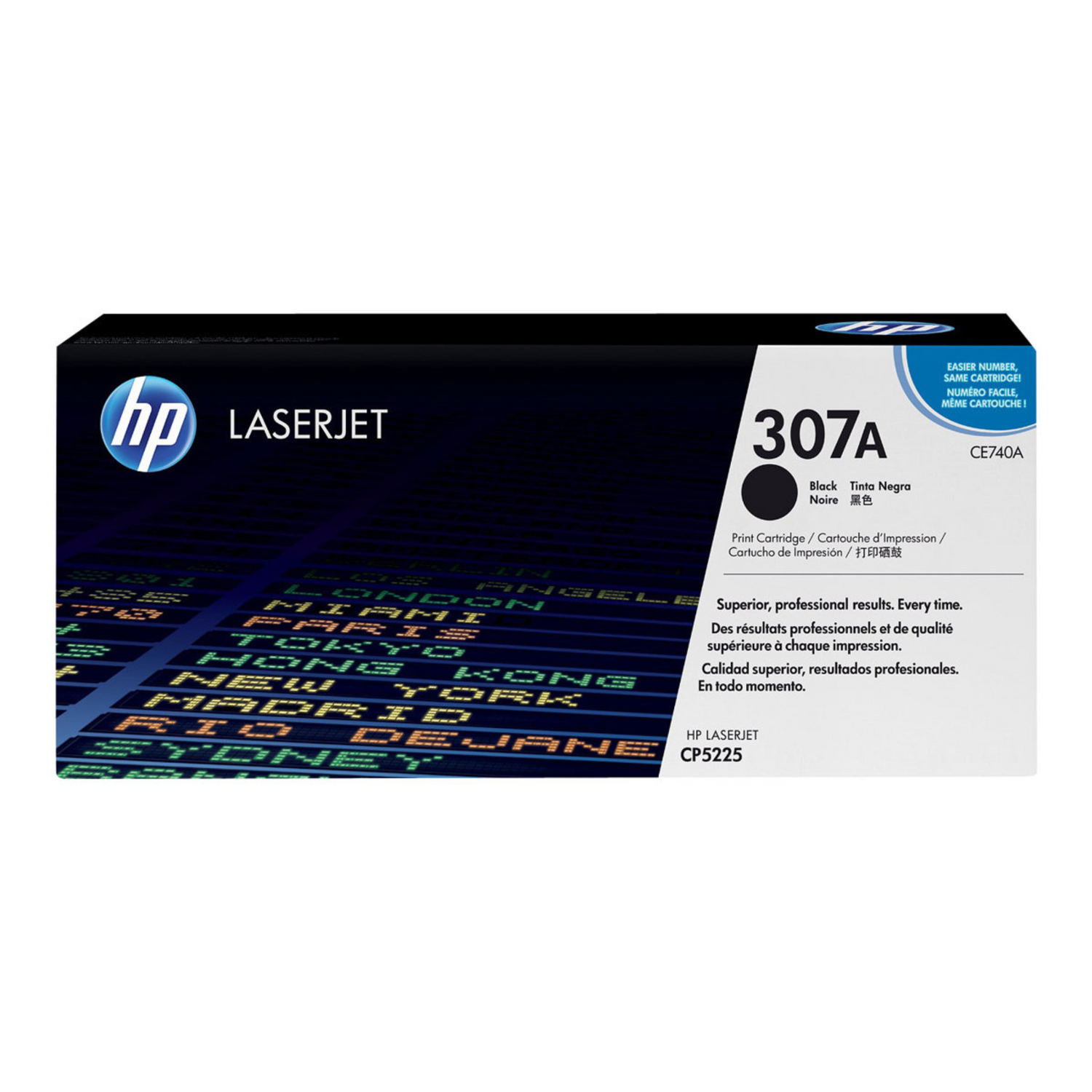 HP 307A Noir (CE740A) - Toner d'encre original