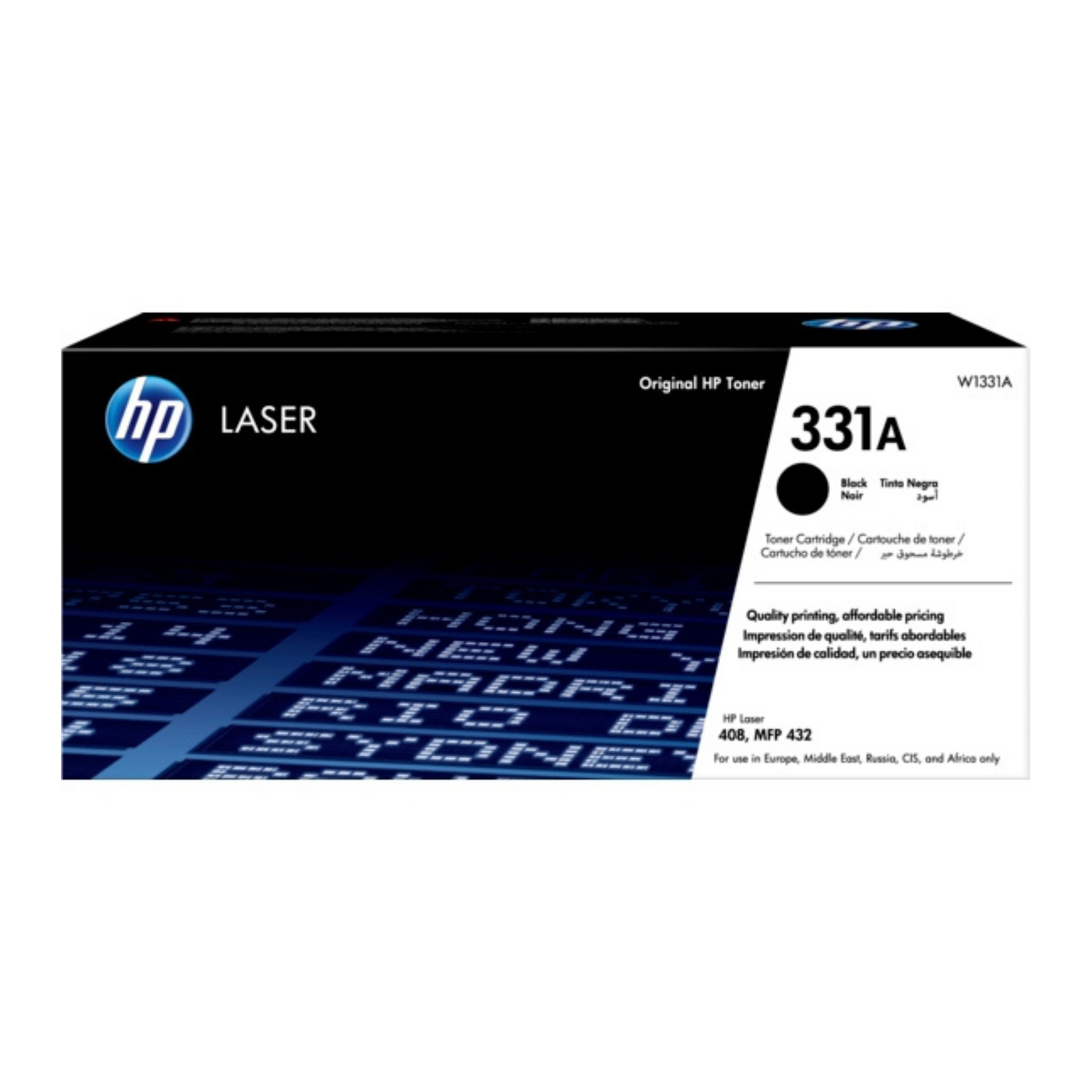 HP 331A Noir (W1331A) - Toner d'encre original