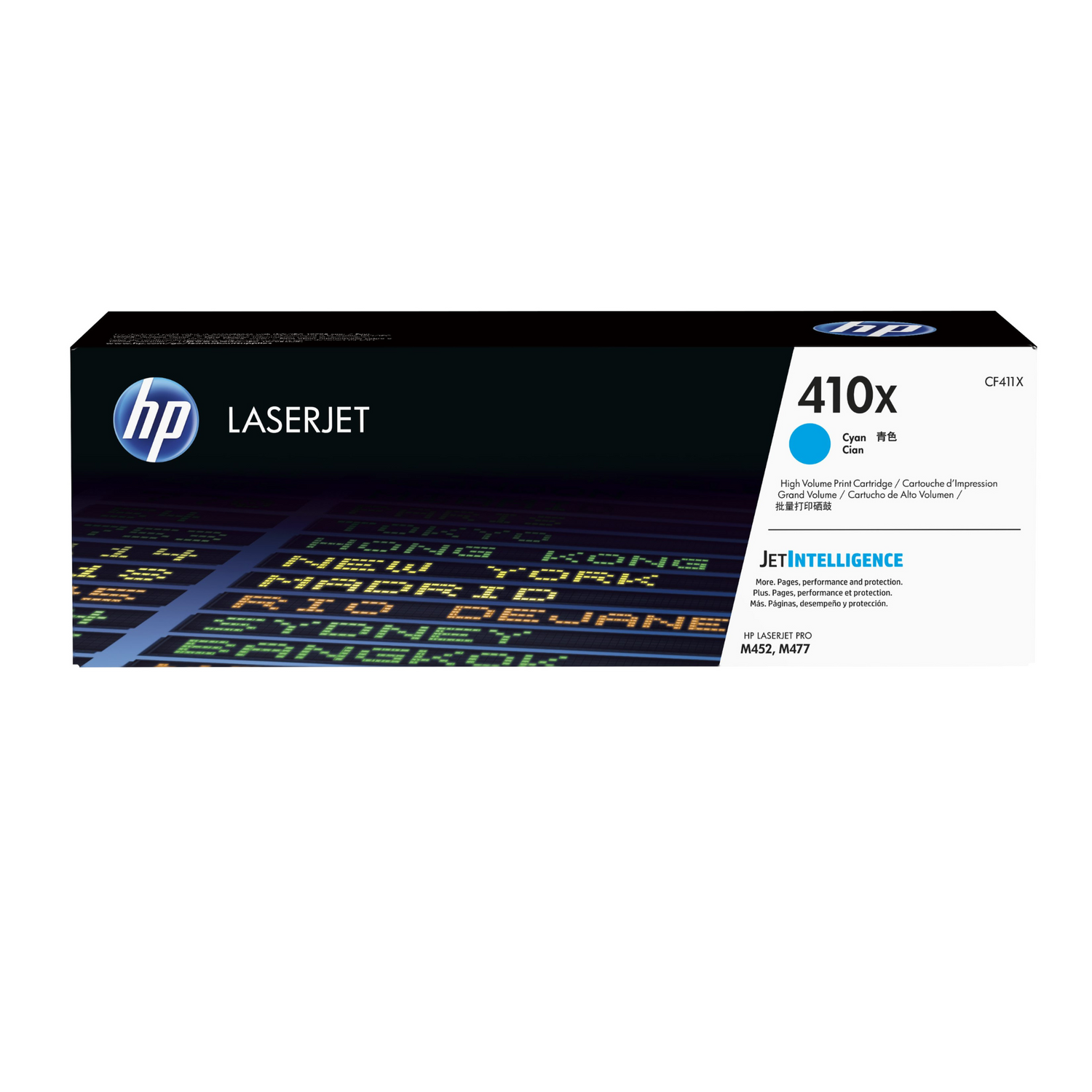 HP 410X Cyan (CF411X) - Toner d'encre original