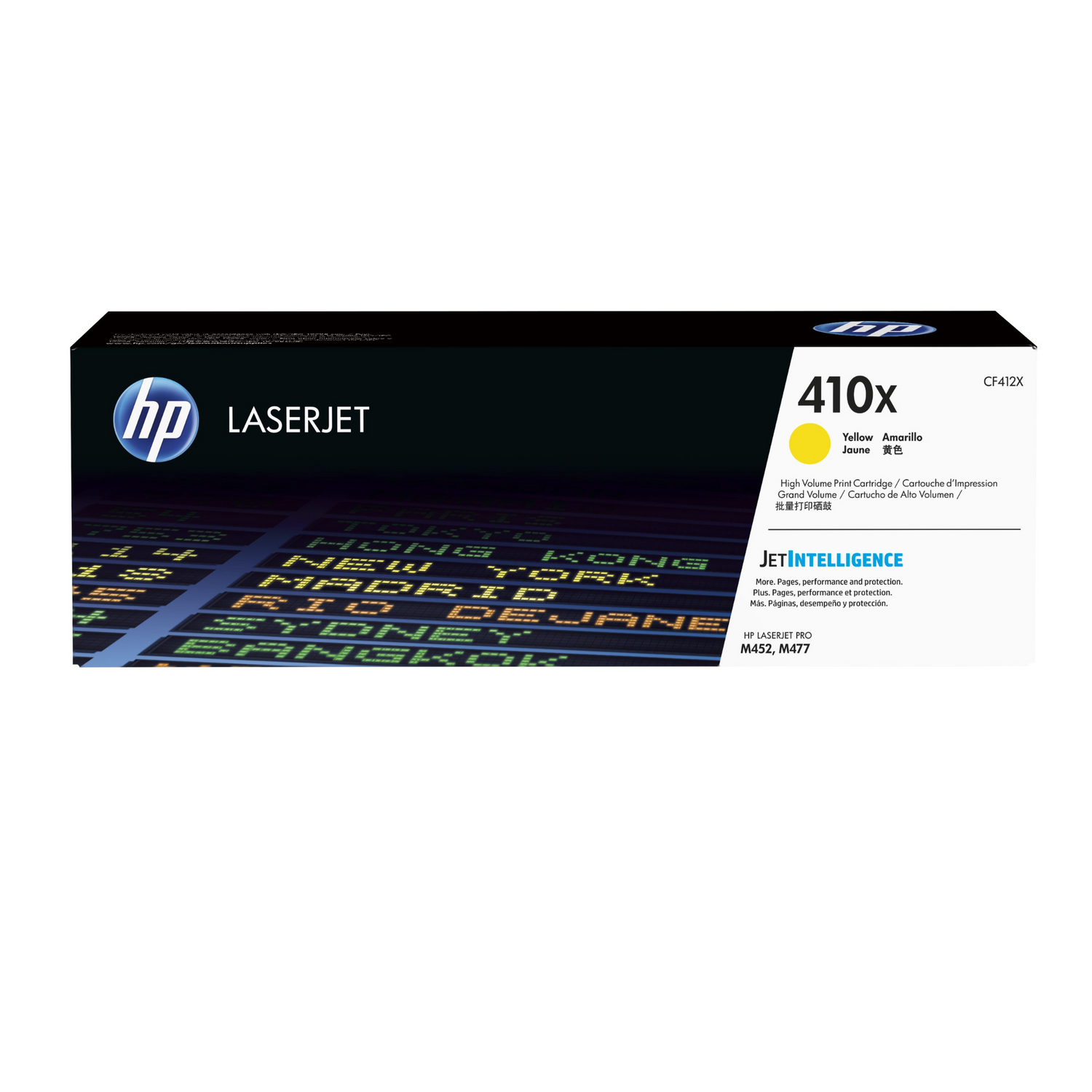 HP 410X Jaune (CF412X) - Toner d'encre original